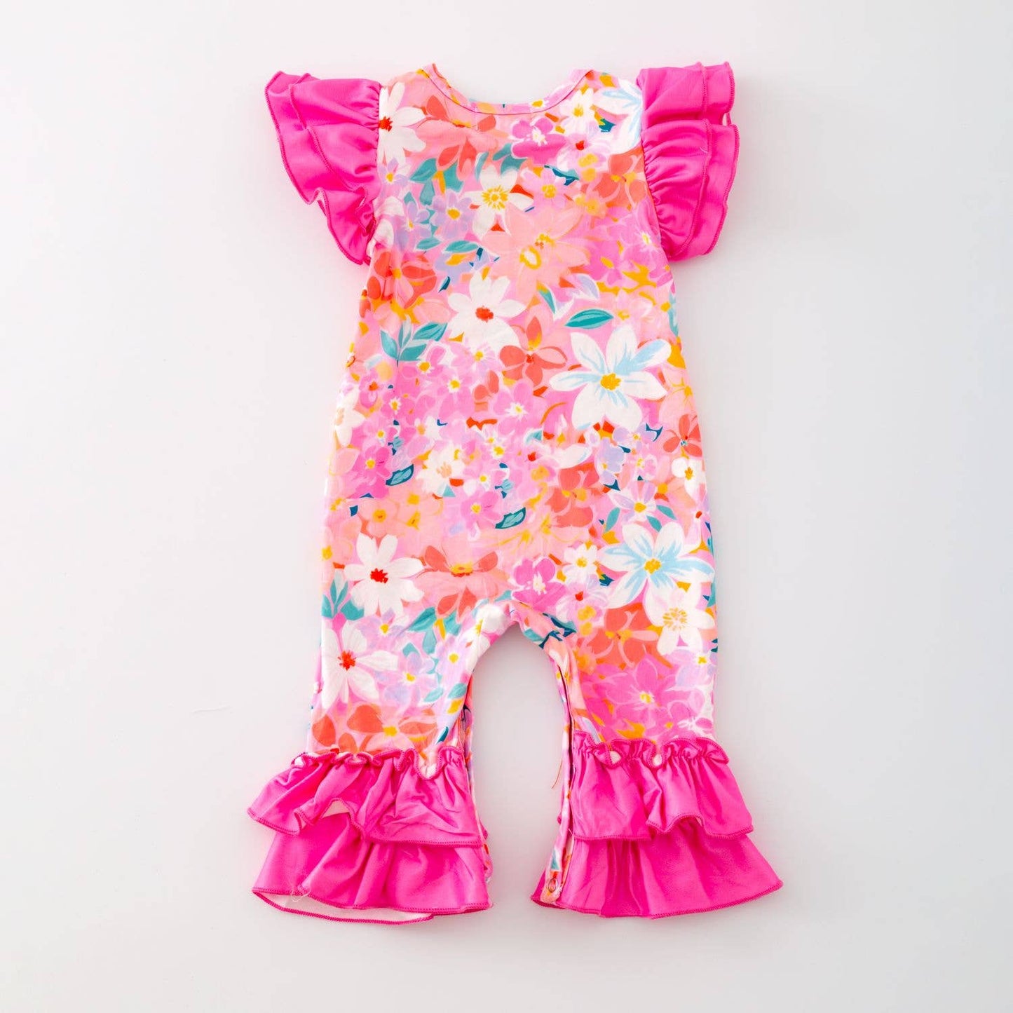 Pink Blossom Breeze Baby Romper