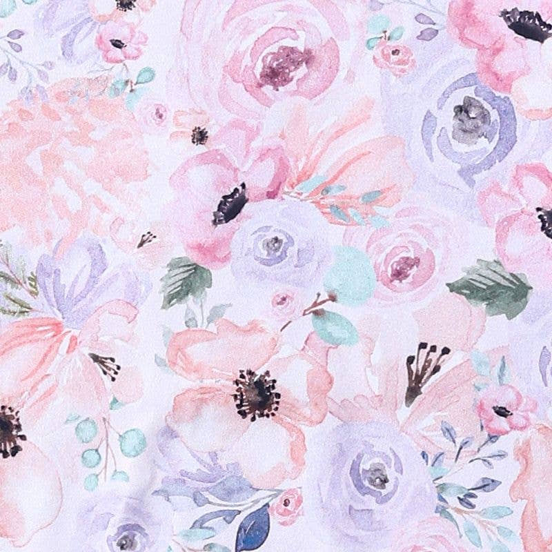 Flower Canvas Baby Romper