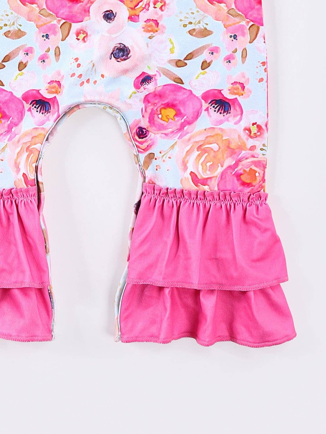 Sherbet Poppy Baby Romper