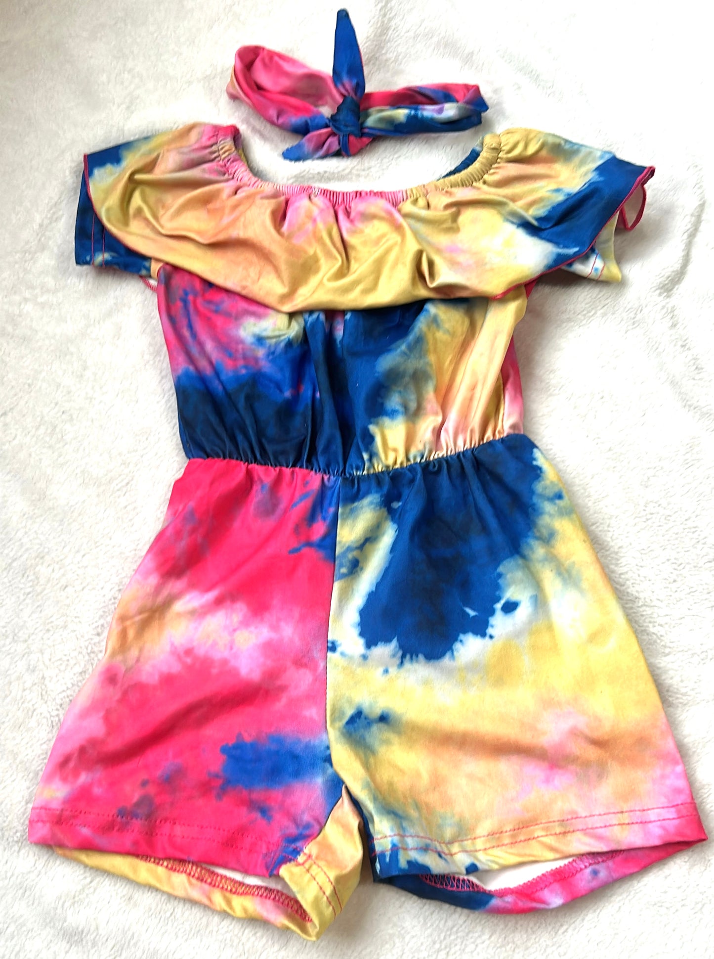 Tie dye romper